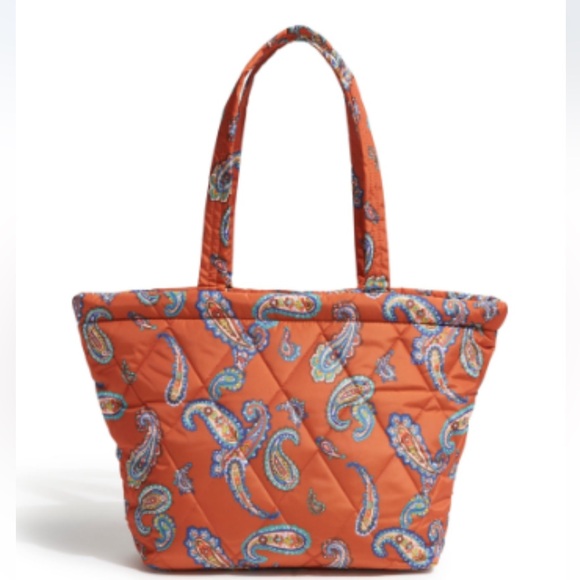 Vera Bradley Handbags - NWT Vera Bradley Manor Paisley Small East West Tote.